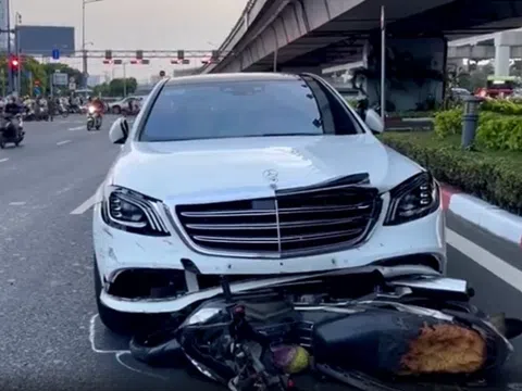 Vụ nữ tài xế lái Mercedes tông liên hoàn 10 xe máy đang chờ đèn đỏ: Lời khai ban đầu