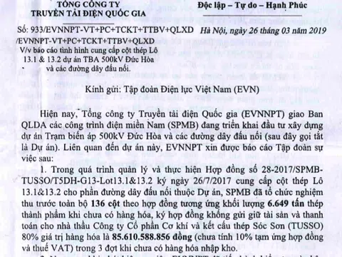 BQL dự án các công trình điện miền Nam: Lập hồ sơ giả, chi khống hơn 100 tỷ đồng?