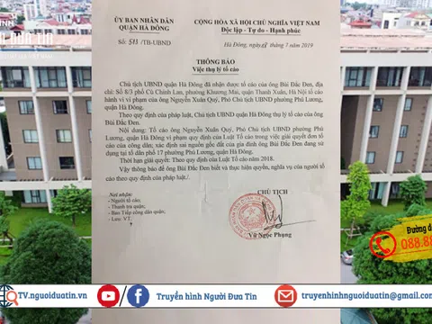 (Bài 2) Hà Đông, Hà Nội: Nhiều người dân tố cáo PCT phường Phú Lương