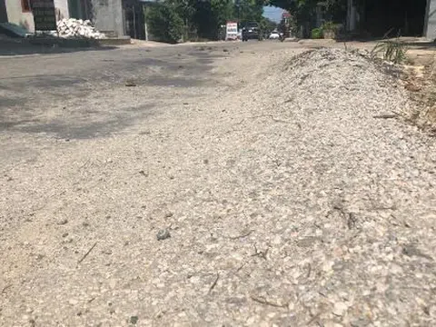 Thanh Hóa: Tỉnh lộ 525 mới làm xong đã hỏng