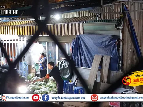 "Nghề nhặt tiền" ở Chợ đầu mối Minh Khai, Bắc Từ Liêm, Hà Nội