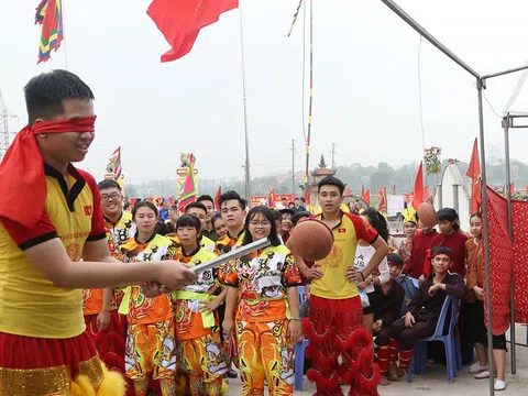 Phú Thọ: Nét đẹp văn hóa của trò chơi dân gian trong Lễ hội Đền Hùng
