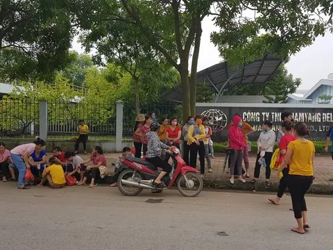 Hàng nghìn công nhân Công ty NamYang Delta tại Hải Dương đình công