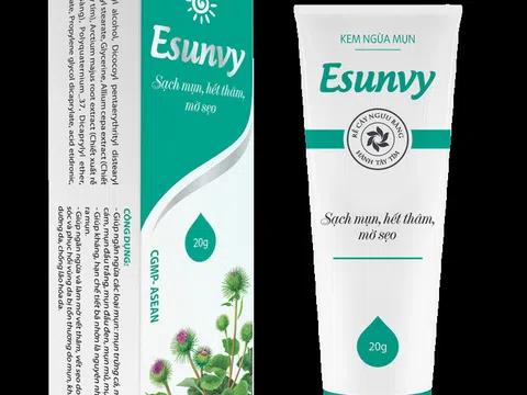 Thu hồi kem ngừa mụn Esunvy, kem chống nắng Q - Collagen