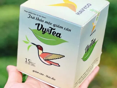 Trà giảm cân Vy&Tea chứa chất cấm vẫn bán tràn lan