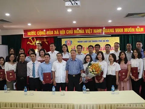 Đoàn Luật sư Hà Nội kết nạp 37 luật sư thành viên mới gia nhập