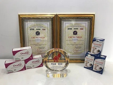 OvaQ1– SpermQ quảng cáo giúp khỏe trứng mạnh tinh trùng, hỗ trợ mang thai tự nhiên?