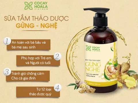 Khám phá những công dụng tuyệt vời của sữa tắm thảo dược gừng nghệ