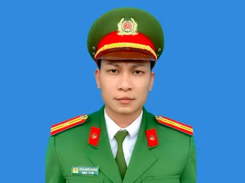 Một cán bộ công an anh dũng hy sinh trong phòng, chống bão số 3