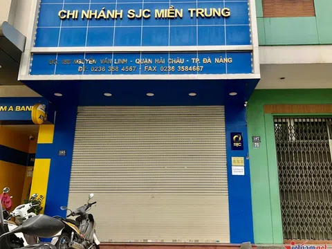 Vàng SJC đột ngột đóng cửa "tạm ngưng giao dịch" 2 cửa hàng tại Đà Nẵng
