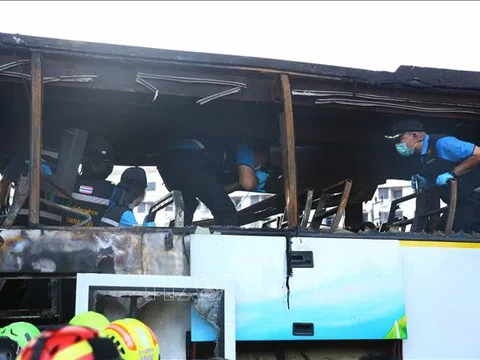 Thái Lan: Bước đầu truy tố 3 người liên quan tới thảm kịch cháy xe buýt