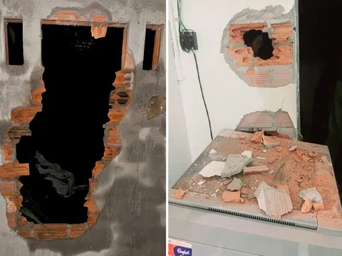 Trộm đập tường vào nhà dân, phá két cuỗm đi nhiều tiền vàng