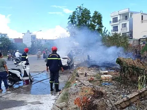 Thông tin bất ngờ về người đàn ông đốt rác làm cháy xe ô tô