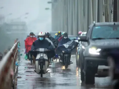 Không khí lạnh tràn về, miền Bắc mưa lạnh, có nơi dưới 10 độ C