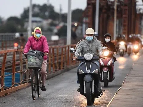 Bắc Bộ rét đậm, vùng núi 6-9 độ C, Trung Bộ mưa to cục bộ