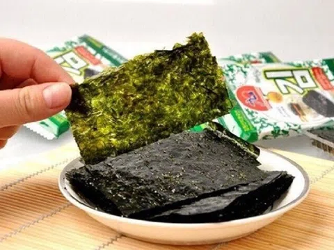 Hàn Quốc: Xuất khẩu rong biển khô đạt kỷ lục mới trong năm 2023