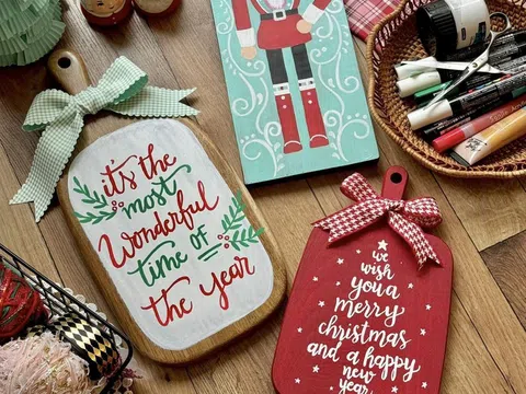 Cách đơn giản làm cây thông, bông tuyết trang trí Giáng sinh độc, lạ