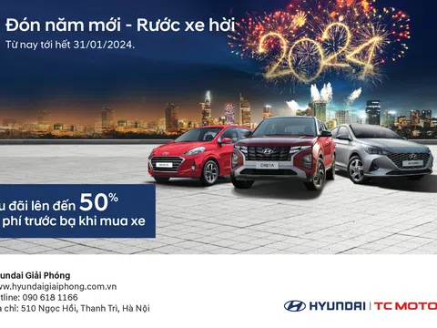 Khuyến mãi hấp dẫn: Đón năm mới, rước xe hời