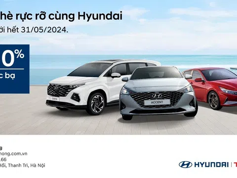ƯU ĐÃI CỰC SỐC: “CHÀO HÈ RỰC RỠ CÙNG HYUNDAI”