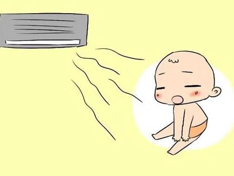 Nằm điều hòa có khiến trẻ bị ốm?