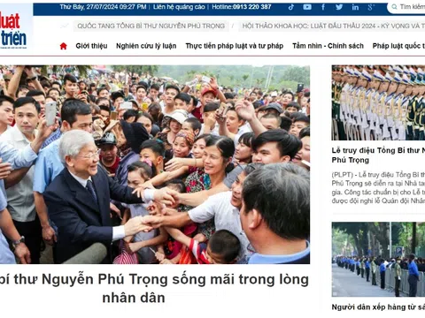 Tạp chí Pháp luật và Phát triển ra mắt giao diện với công nghệ AI hoàn toàn mới