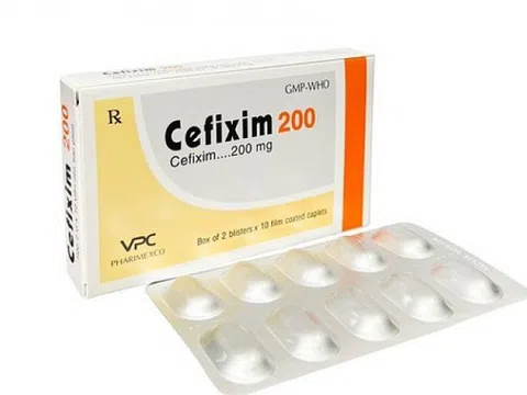 Cảnh báo thuốc kháng sinh Cefixime 200 giả xuất hiện trên thị trường