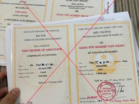 Bát nháo hình thức mua bán bằng cấp, giấy tờ giả