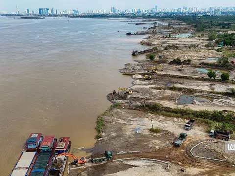 Giải toả toàn bộ bến bãi trái phép tại Bắc Từ Liêm trong tháng 10