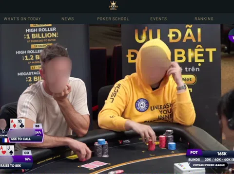 Ngân sách thất thoát nhiều tỷ đồng từ việc trốn thuế thu nhập cá nhân tại giải đấu Poker có thưởng