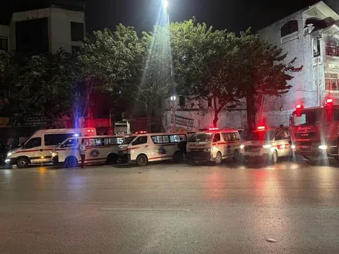 Cháy phòng trà ở Hà Nội, nghi nhiều người thiệt mạng