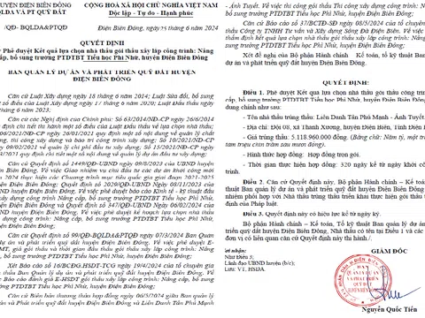 Điện Biên: Năng lực của Công ty TNHH Tân Phú Mạnh kê khai trúng thầu có đảm bảo?