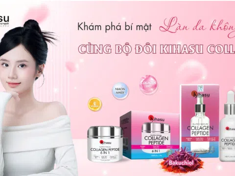 Khám Phá Bí Mật Làn Da Không Tuổi Cùng Bộ Đôi Chăm Sóc Da Collagen Kihasu