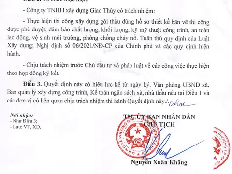 Đan Phượng - Hà Nội: Thấy gì việc trúng thầu của Công ty Giao Thủy và Công ty ATI