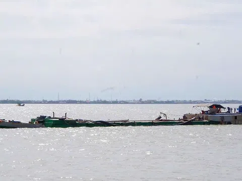 Bắt giữ tàu vận chuyển cát trái phép