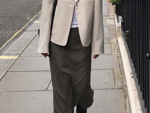 Tham khảo cách lên đồ với blazer đơn giản và đẹp của nàng blogger cá tính