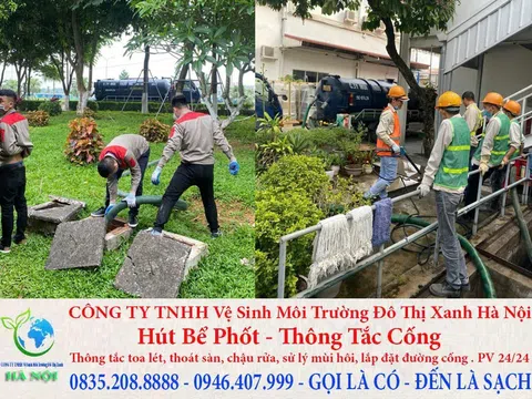 Giải pháp toàn diện từ Công ty TNHH Vệ sinh Môi trường và Xây dựng đô thị xanh Hà Nội