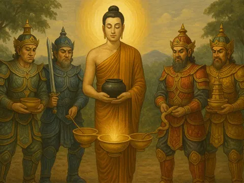 Chuyện chiếc bình bát đầu tiên của Đức Phật