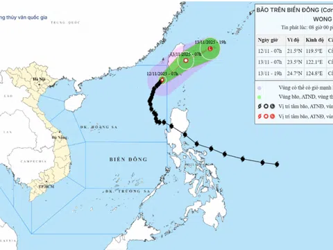 Bão số 14 Fung-Wong suy yếu nhanh, tăng tốc rời Biển Đông trong hôm nay