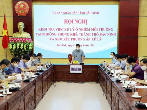 Bắc Ninh: Chỉ đạo các cơ quan vào cuộc tháo gỡ, xử lý nghiêm tình trạng ô nhiễm môi trường tại một số điểm nóng