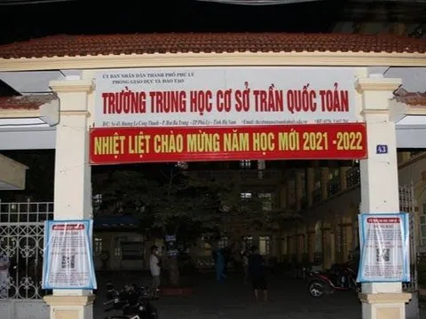 Hà Nam: Ghi nhận thêm 18 ca mắc Covid-19 tại điểm trường THCS Trần Quốc Toản