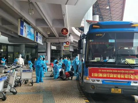 Bắc Ninh: Đón gần 650 công dân từ TP Hồ Chí Minh về địa phương