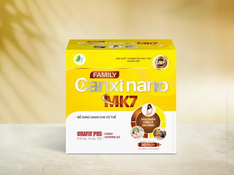 Family Canxi Nano MK7 - Bí quyết bổ sung canxi cho mọi lứa tuổi