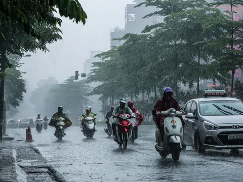 Thời tiết ngày 29/10: Hà Nội tiếp tục mưa đến 31/10