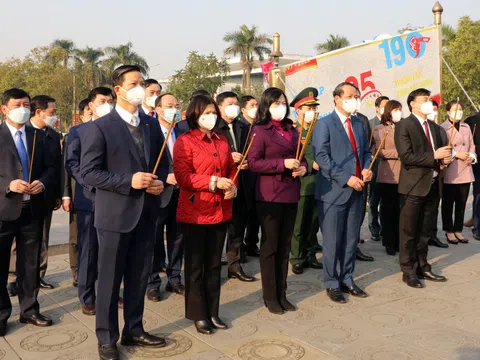 Bắc Ninh: Dâng hương tiền nhân nhân dịp kỷ niệm 190 năm thành lập và 25 năm tái lập tỉnh