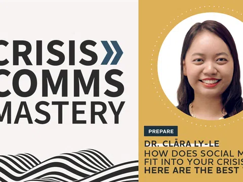 Giám đốc của EloQ Communications là diễn giả duy nhất đại diện cho châu Á tại Crisis Comms Mastery