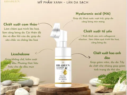 Sữa rửa mặt HB Green, nơi tinh hoa thiên nhiên hội tụ