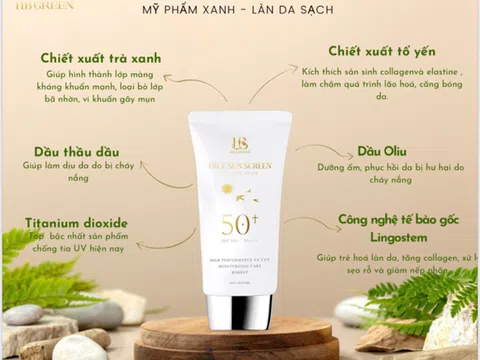 Kem chống nắng HB Green – Face Sun Screen, xua tan nỗi lo về nắng 