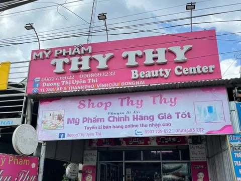 Đồng Nai: Xử phạt cửa hàng bán mỹ phẩm không rõ nguồn gốc
