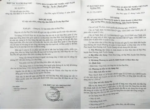 Đại Phú (Sơn Dương - Tuyên Quang): Hàng loạt công trình xây dựng trái phép “mọc” trên đất chợ