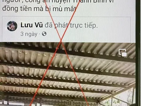 Đồng Tháp: Xử lý đối tượng sử dụng Facebook đăng tải thông tin xúc phạm lực lượng Công an